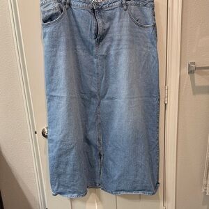 Ava & Viv Light Blue Denim Skirt